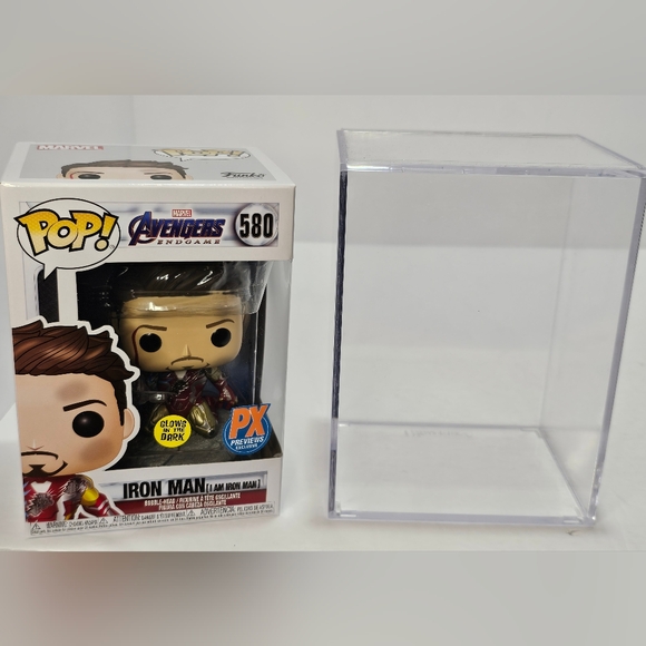 Funko Pop Marvel Avengers End Game PX Exclusive GITD 580 Iron Man - Picture 1 of 9